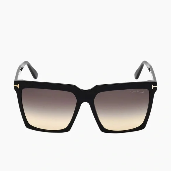 Tom Ford Black Oversized Square Sunglasses - Picture 3 of 6